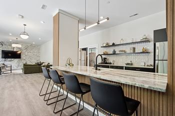 Dining area in clubhouse